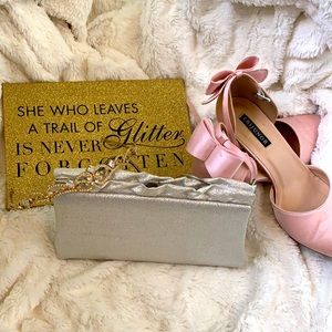 Vintage silver handbag statement piece